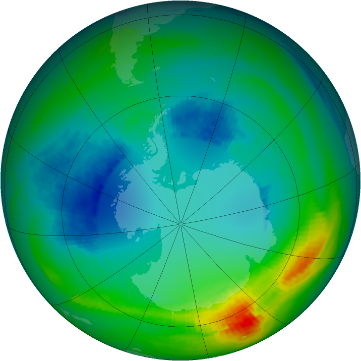 Ozone Map 1988-08-14